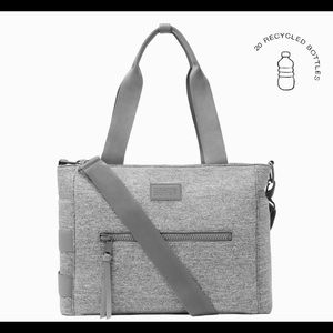 Dagne Dover “Wade Diaper Tote” Large in Heather Grey - brand new with tags
